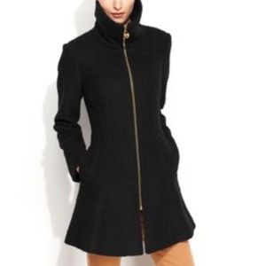 Guess funnel neck boucle coat